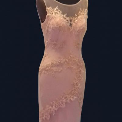 Robe coktail rose