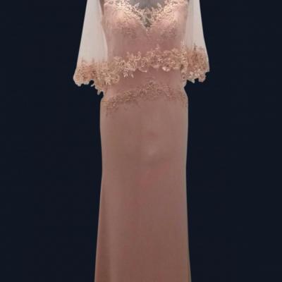 Robe coktail rose